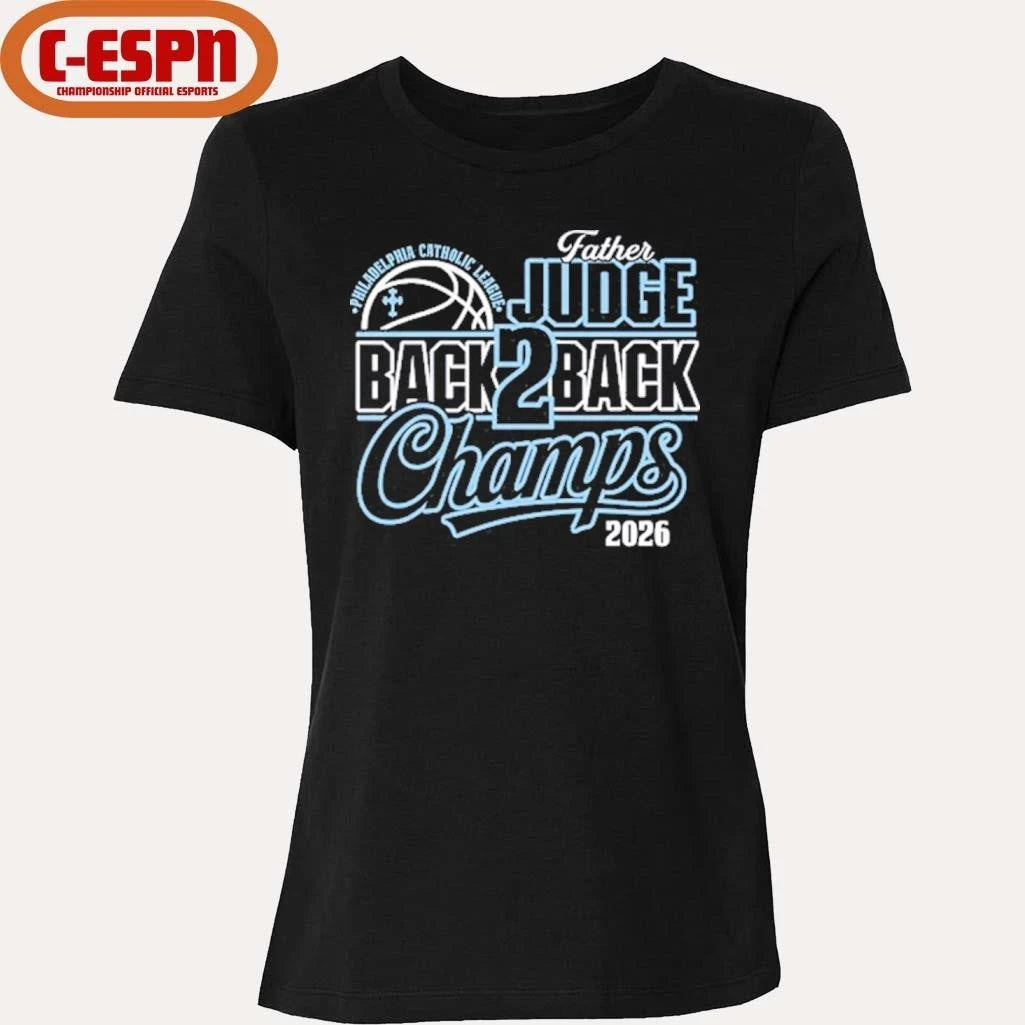 Official Father Judge Philadelphia Catholic League Back To Back Champions Shirt