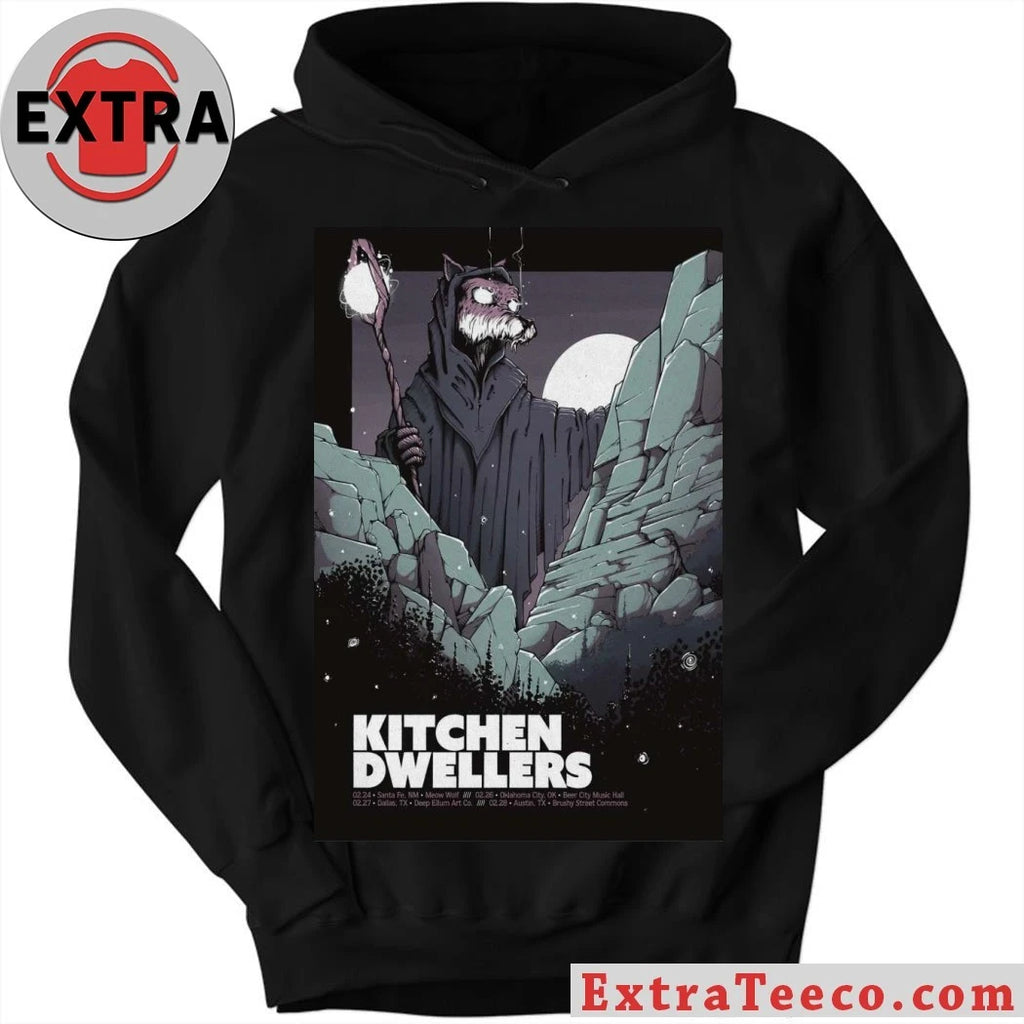 Official Feb 28 2026 Kitchen Dwellers Poster Austin, TX Shirt