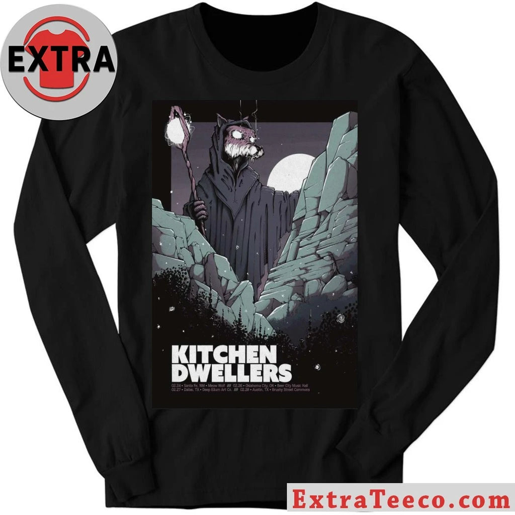 Official Feb 28 2026 Kitchen Dwellers Poster Austin, TX Shirt
