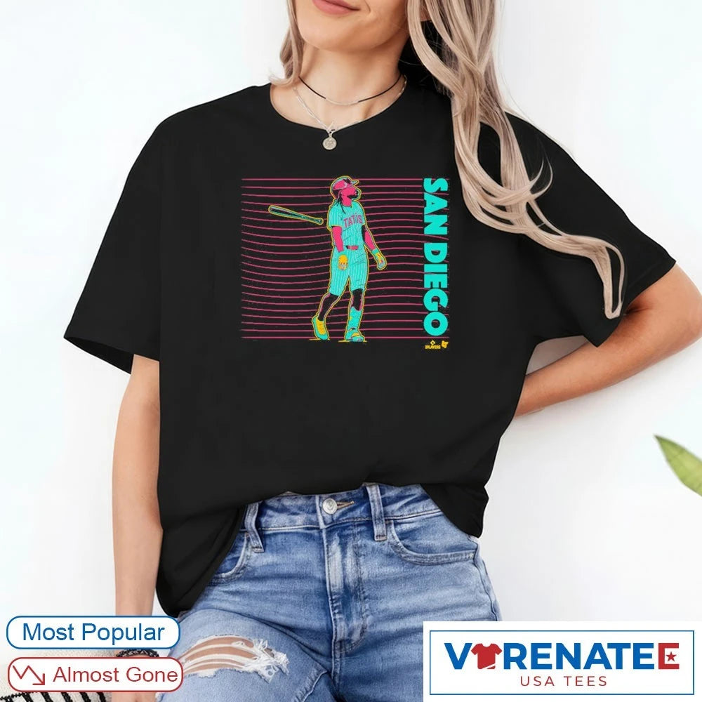 Official Fernando Tatis Jr Neon Nights San Diego Padres MLB Baseball T-Shirt