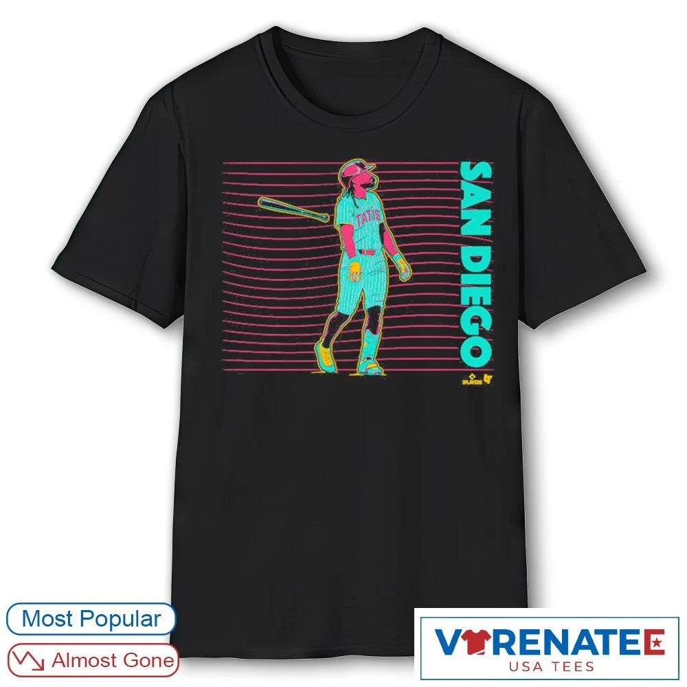 Official Fernando Tatis Jr Neon Nights San Diego Padres MLB Baseball T-Shirt