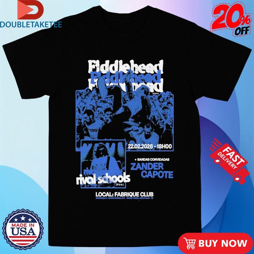 Official Fiddlehead Feb 22 2026 São Paulo Brazil Shirts
