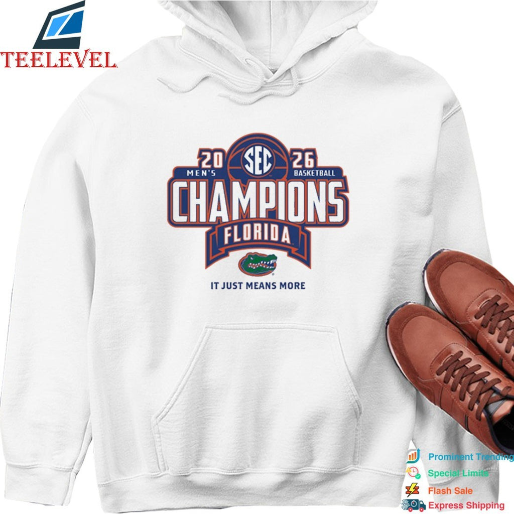 Official Florida Gators 2026 SEC Men’s Basketball Regular Season Champions It Just Means More T-Shirts