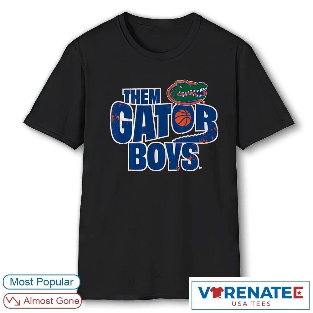 Official Florida Gators Basketball Them Gator Boys T-Shirt