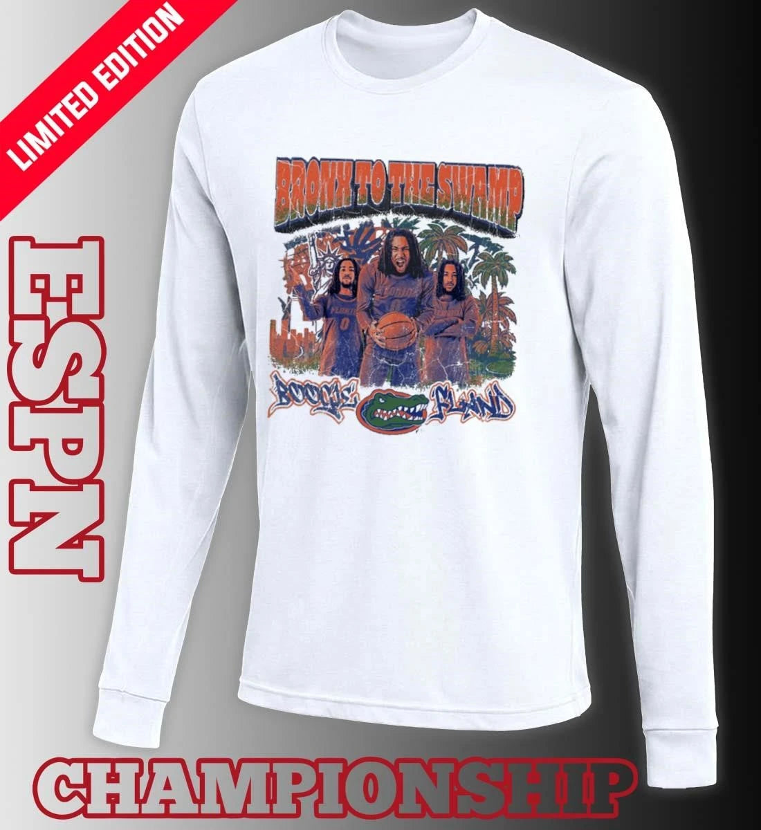 Official Florida Gators Men’s Basketball Bronx To The Swamp Shirt