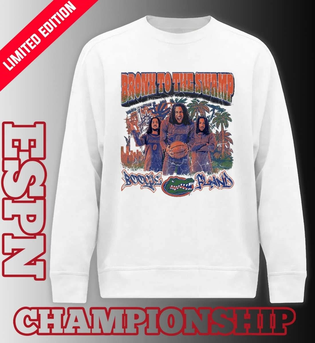 Official Florida Gators Men’s Basketball Bronx To The Swamp Shirt
