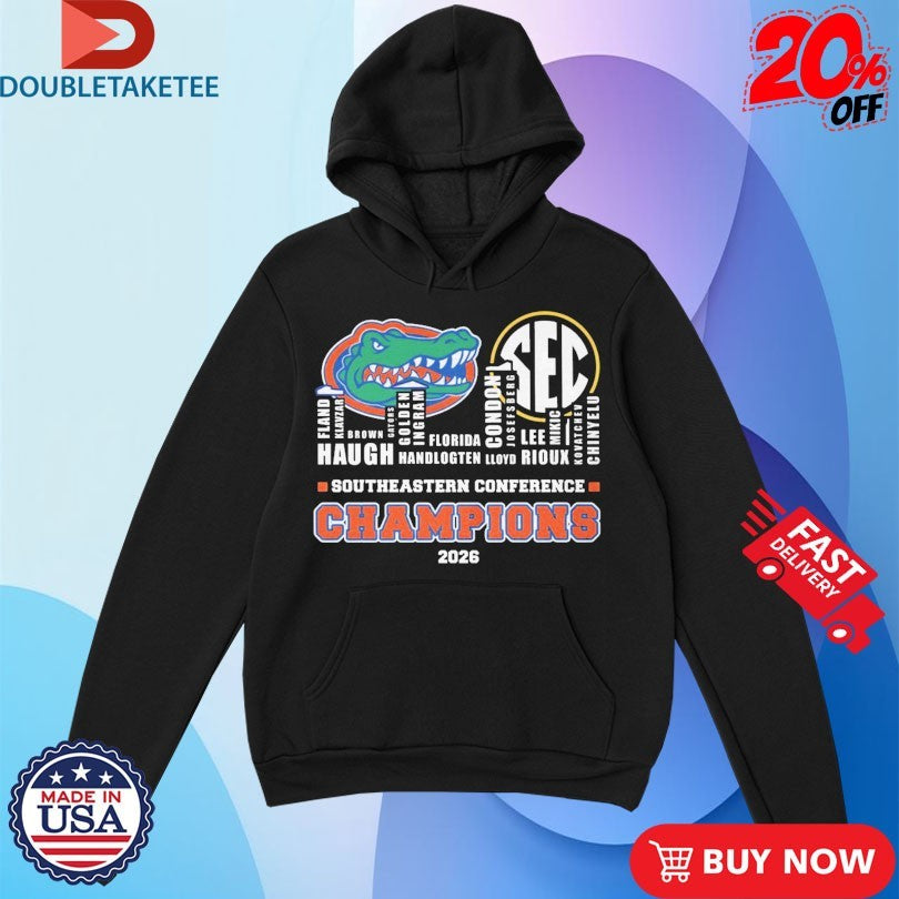 Official Florida Gators SEC Champions 2026 Names Players Shirts