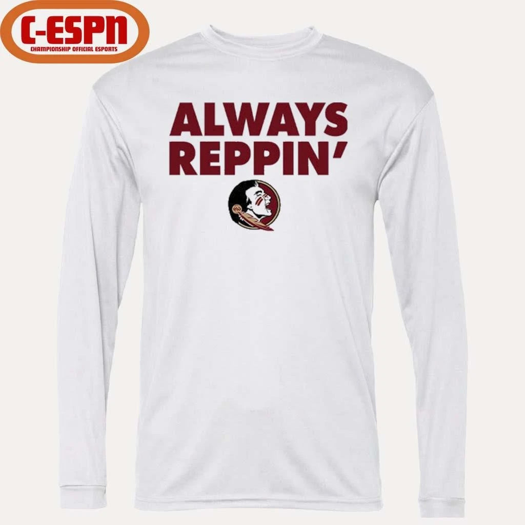Official Florida State Seminoles Always Reppin’ T-Shirt