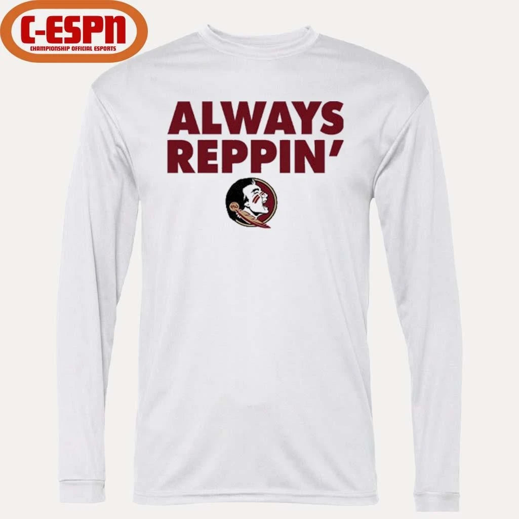 Official Florida State Seminoles Always Reppin’ T-Shirt