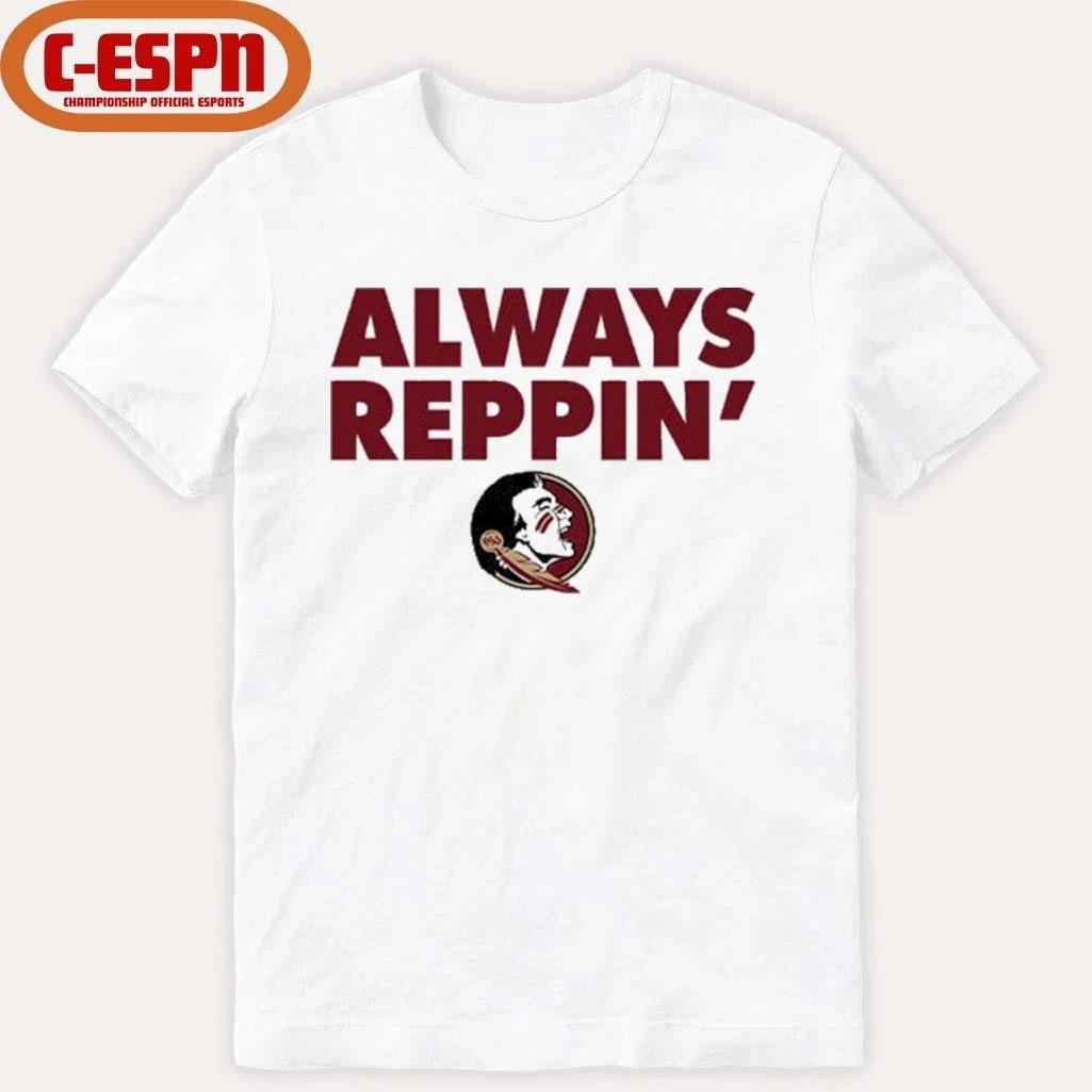 Official Florida State Seminoles Always Reppin’ T-Shirt