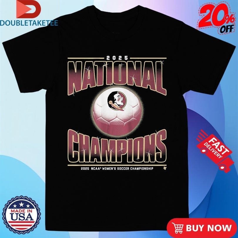 Official Florida State Seminoles FSU Women’s Soccer 2025 National Champions Shirts