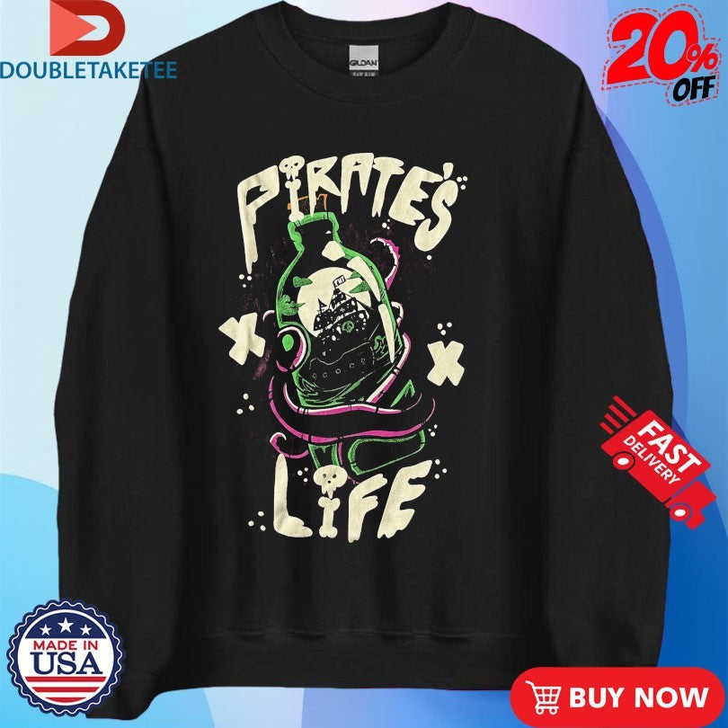 Official Flying House Threads Pirates Life Bottle Shirts