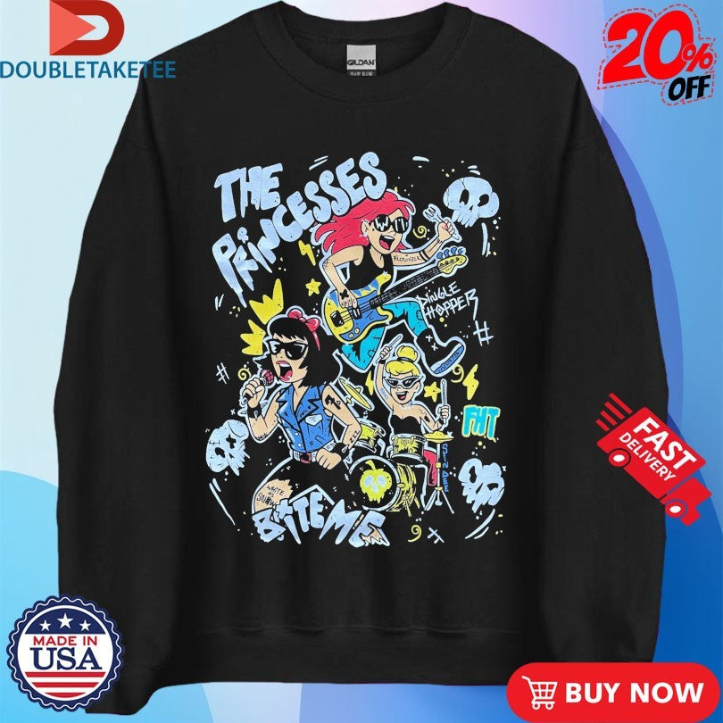 Official Flying House Threads The Princess Bite Me Punk Shirts
