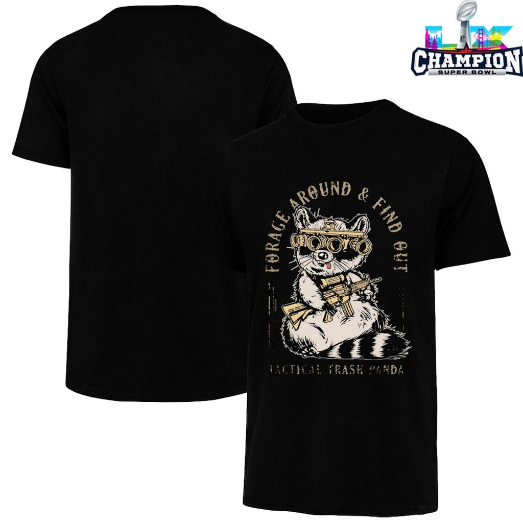 Official Forage Around And Find Out Tactical Trash Panda T-shirts