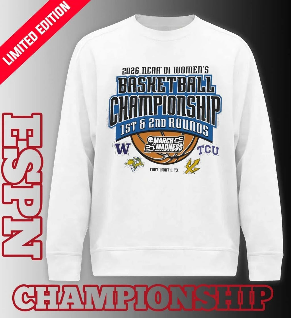 Official Fort Worth, TX Regional 2026 NCAA DI Women’s Basketball Championship Shirt