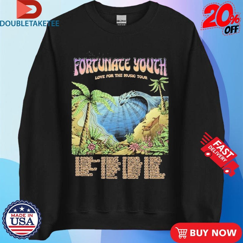 Official Fortunate Youth Love For The Music Tour 2025 Dates Shirts