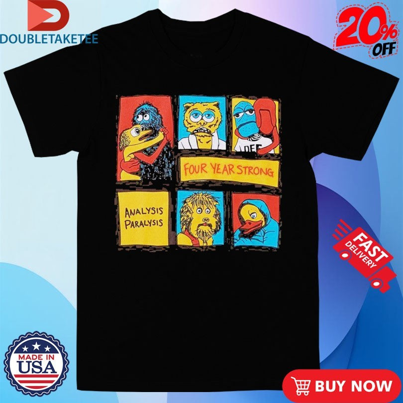 Official Four Year Strong Analysis Paralysis Shirts