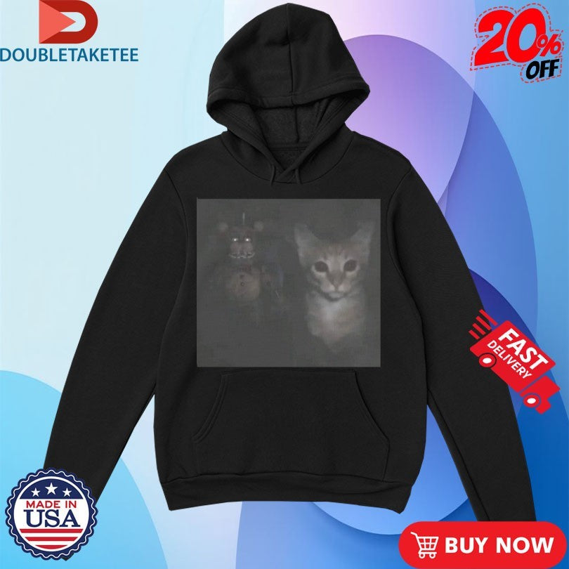 Official Freddy Fazbear And Cat FNAF Shirts