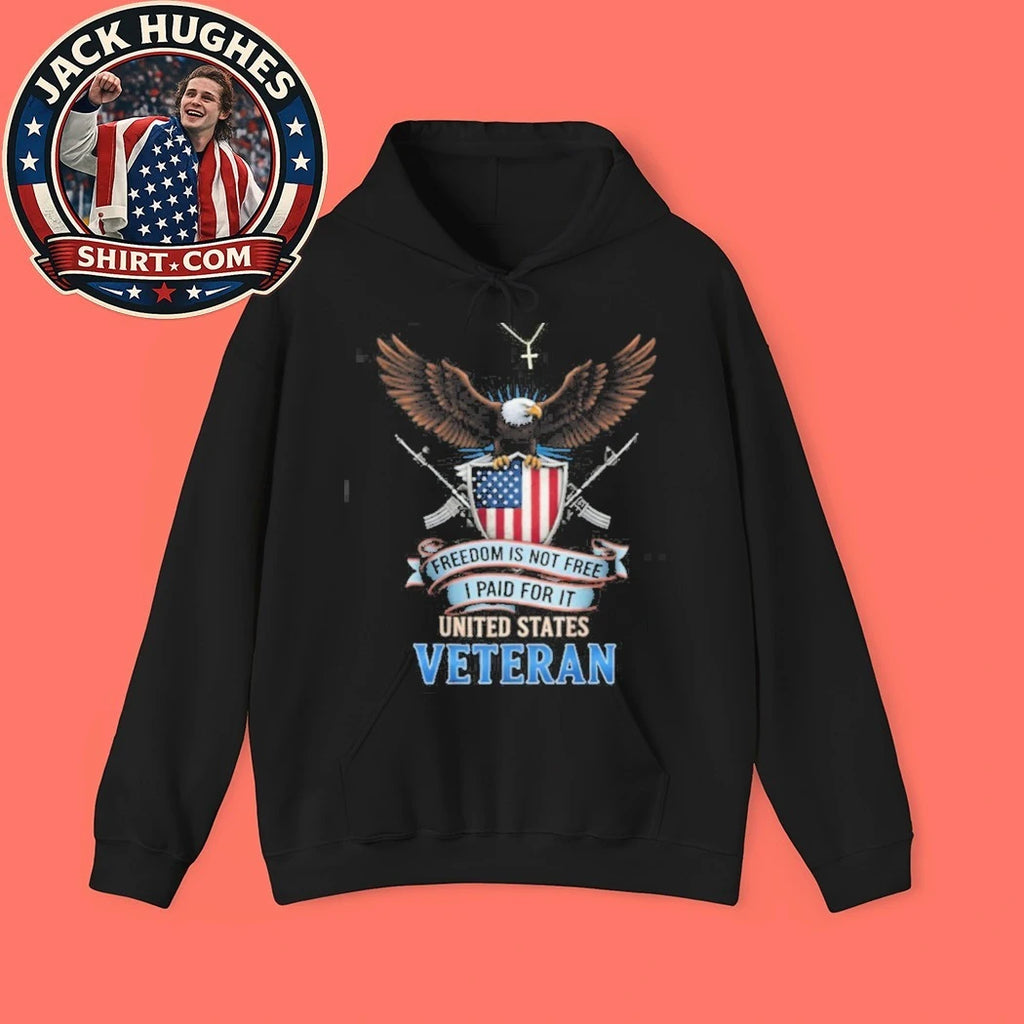 Official Freedom Is Not Free I Paid For It United States Veteran Eagle Shield Shirt