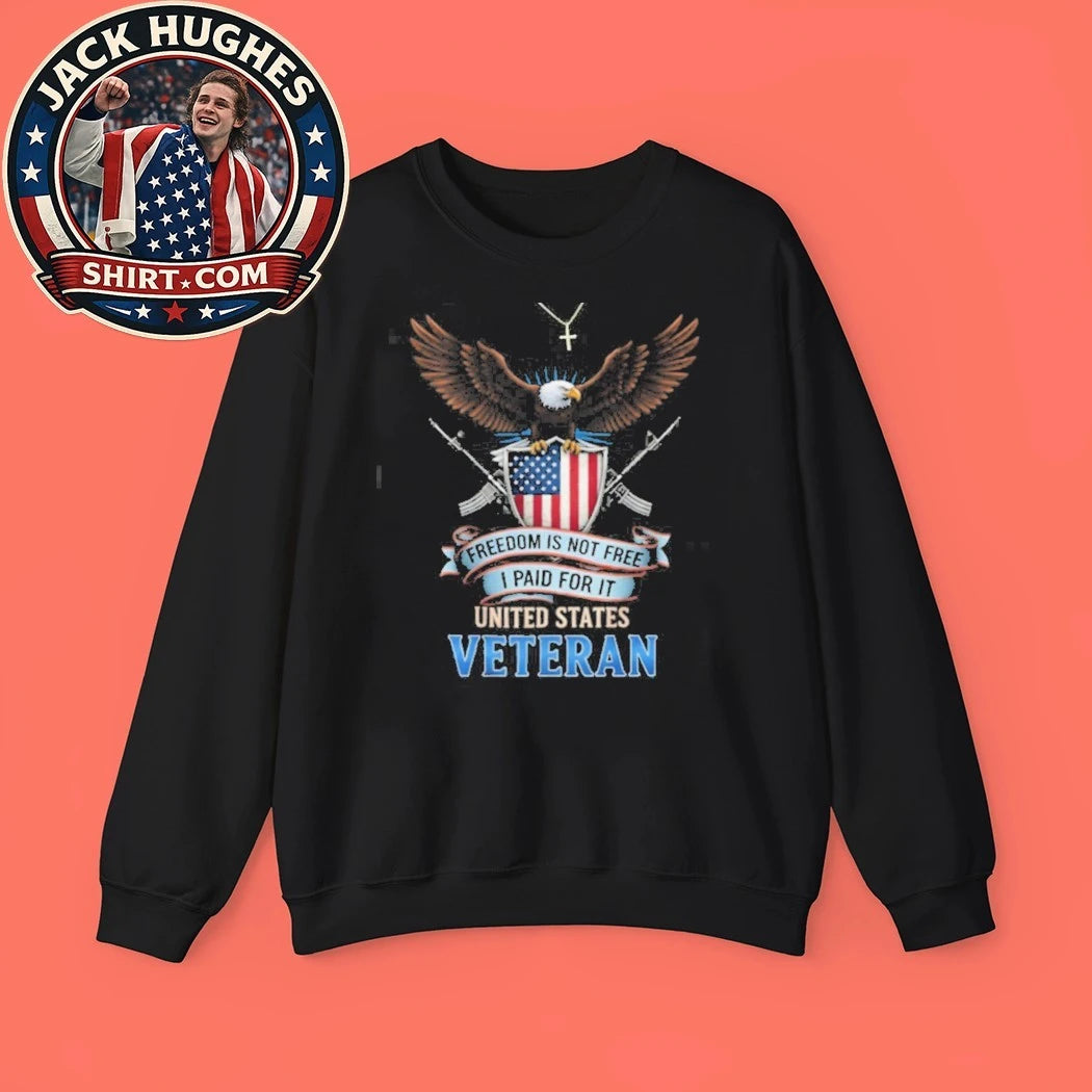 Official Freedom Is Not Free I Paid For It United States Veteran Eagle Shield Shirt