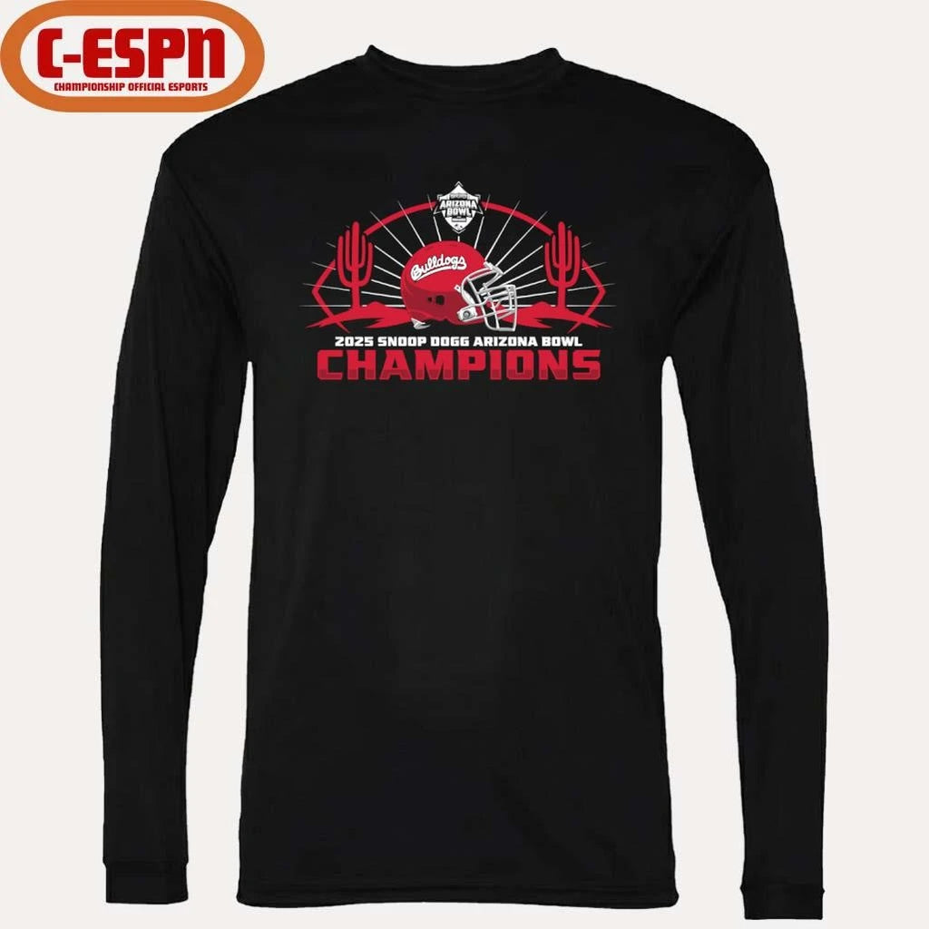 Official Fresno State Bulldogs 2025 Arizona Bowl Champions Shirt