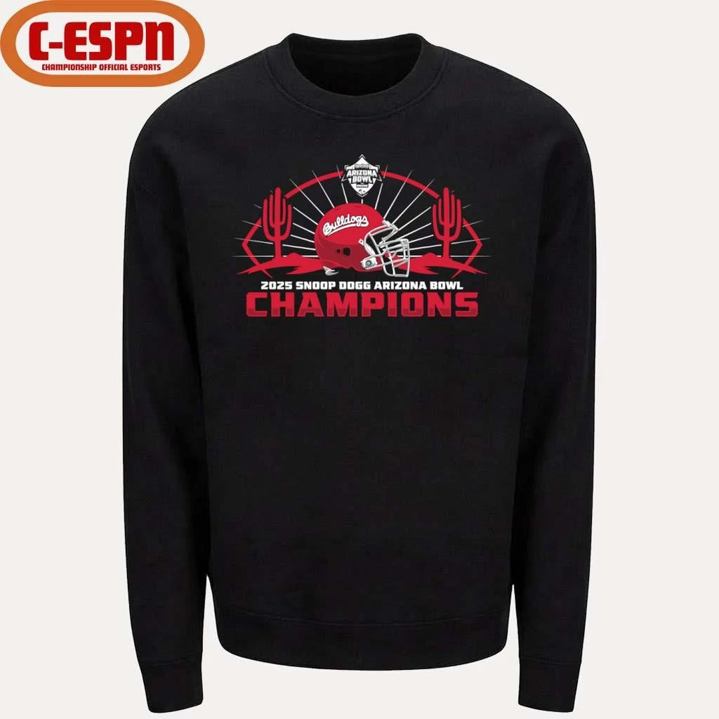 Official Fresno State Bulldogs 2025 Arizona Bowl Champions Shirt