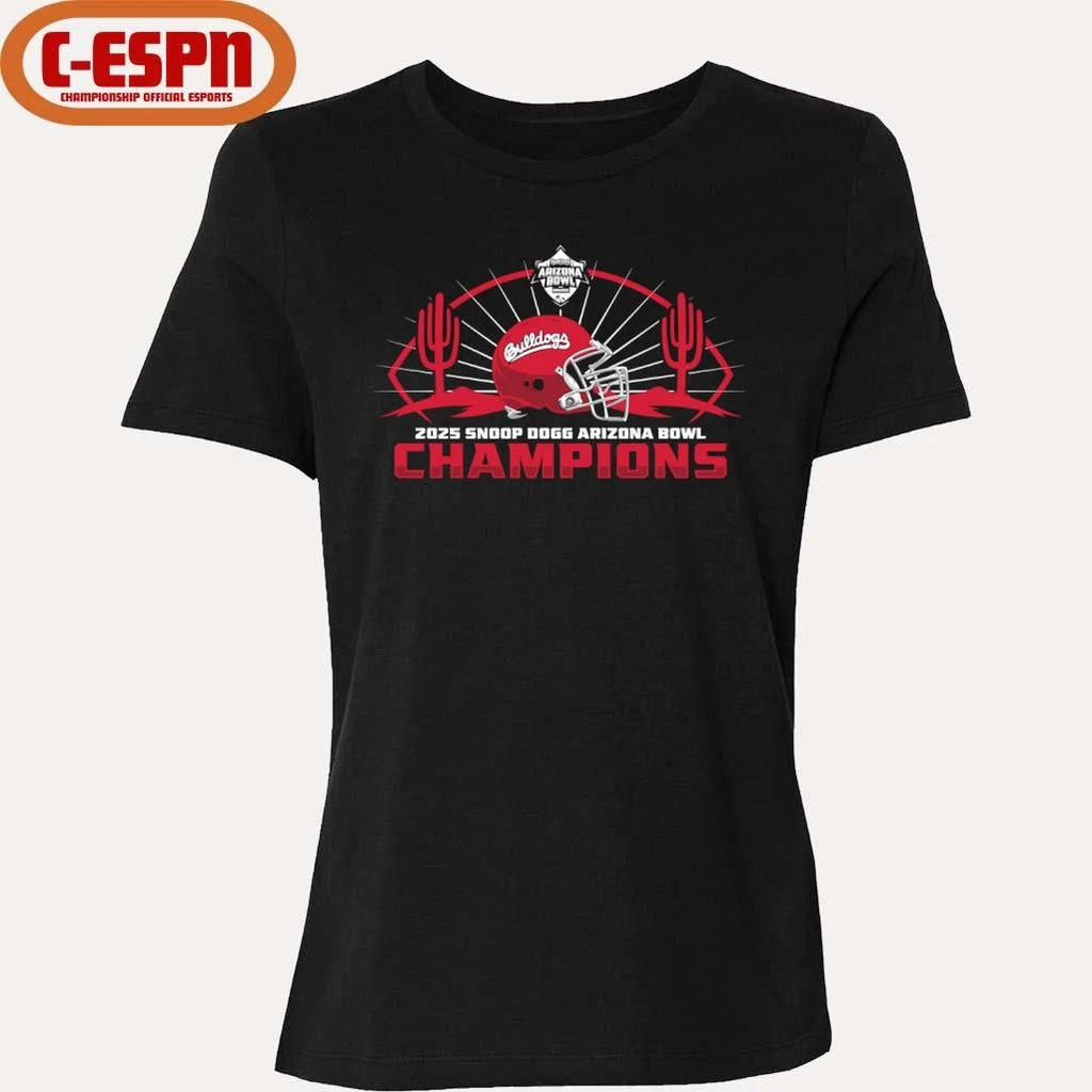 Official Fresno State Bulldogs 2025 Arizona Bowl Champions Shirt