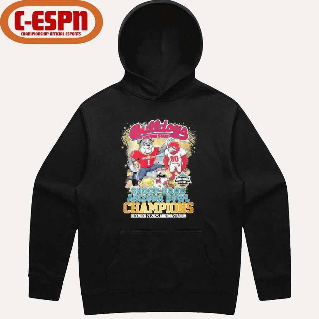 Official Fresno State Bulldogs Mascot Arizona Bowl Champions Shirt