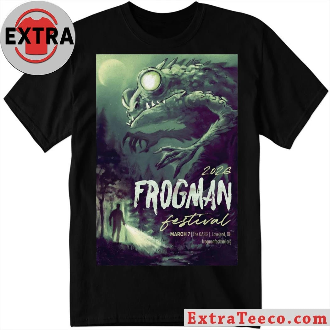 Official Frogman Festival Loveland OH On March 7 2026 Poster Shirt