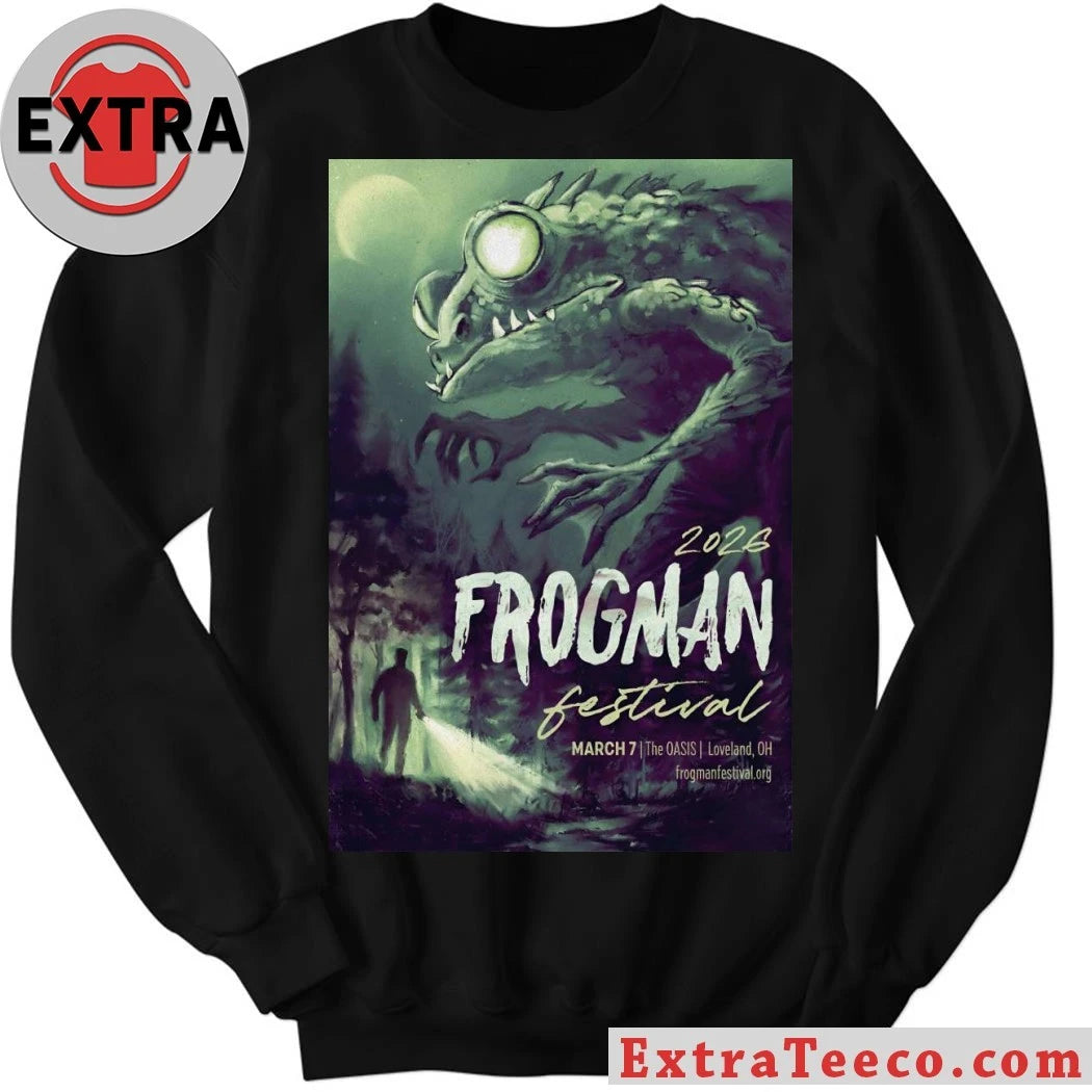 Official Frogman Festival Loveland OH On March 7 2026 Poster Shirt