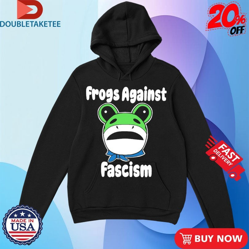 Official Frogs Against Fascism Melcom Brown Shirts