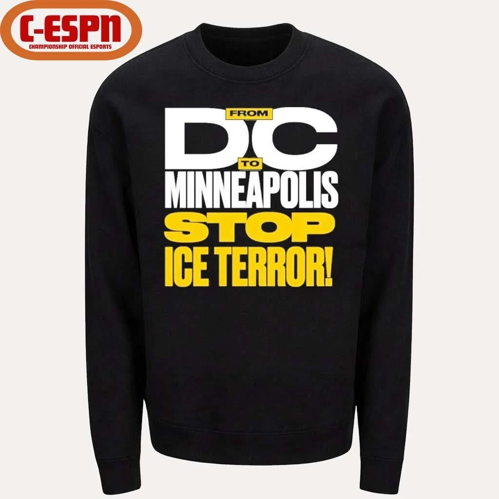 Official From DC To Minneapolis Stop Ice Terror T-Shirt
