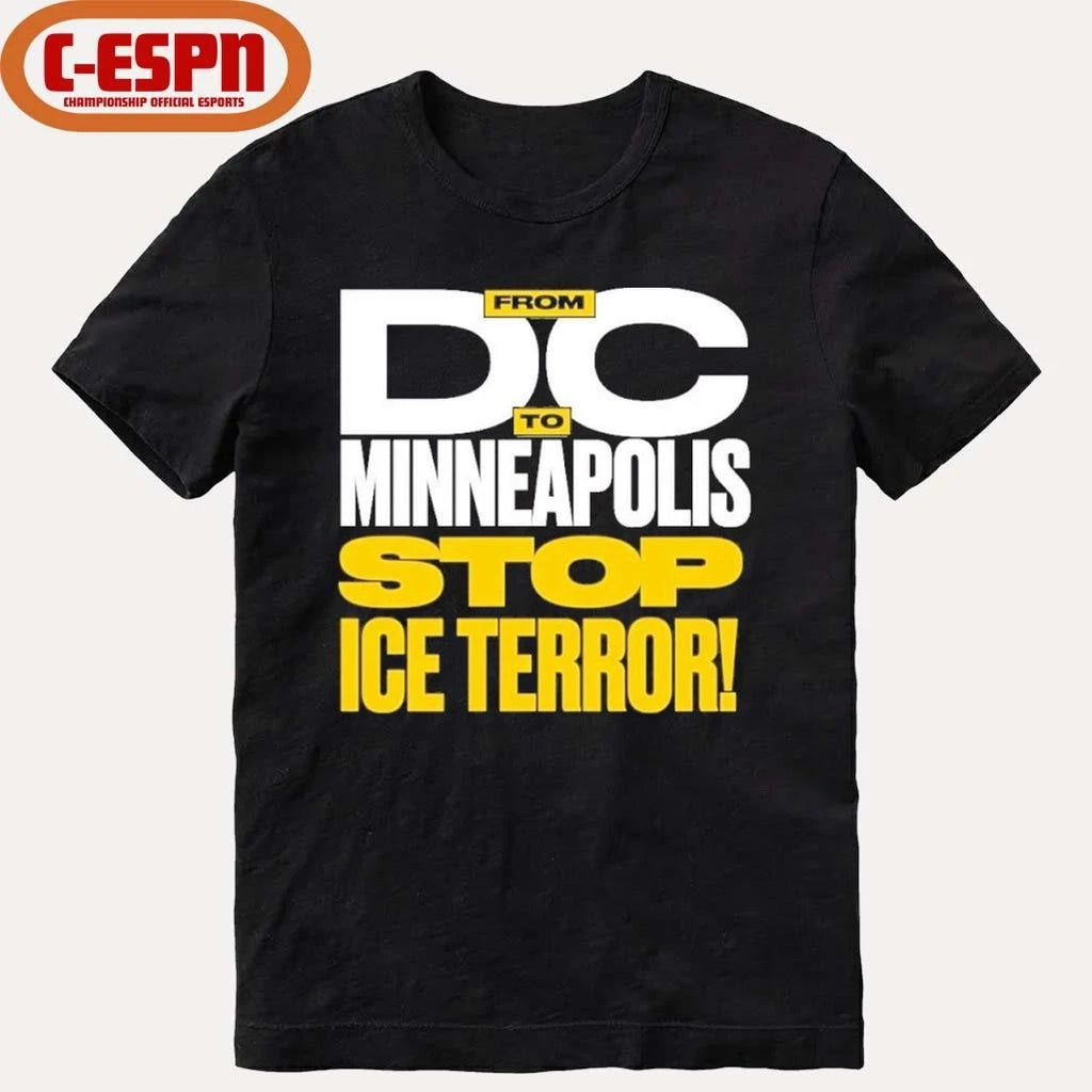 Official From DC To Minneapolis Stop Ice Terror T-Shirt