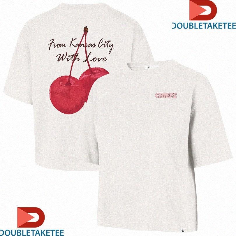 Official From Kansas City Chiefs With Love Letter Reed City Cherry Shirts