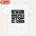 Official From Newark To Minneapolis Stop Ice Terror T-Shirt