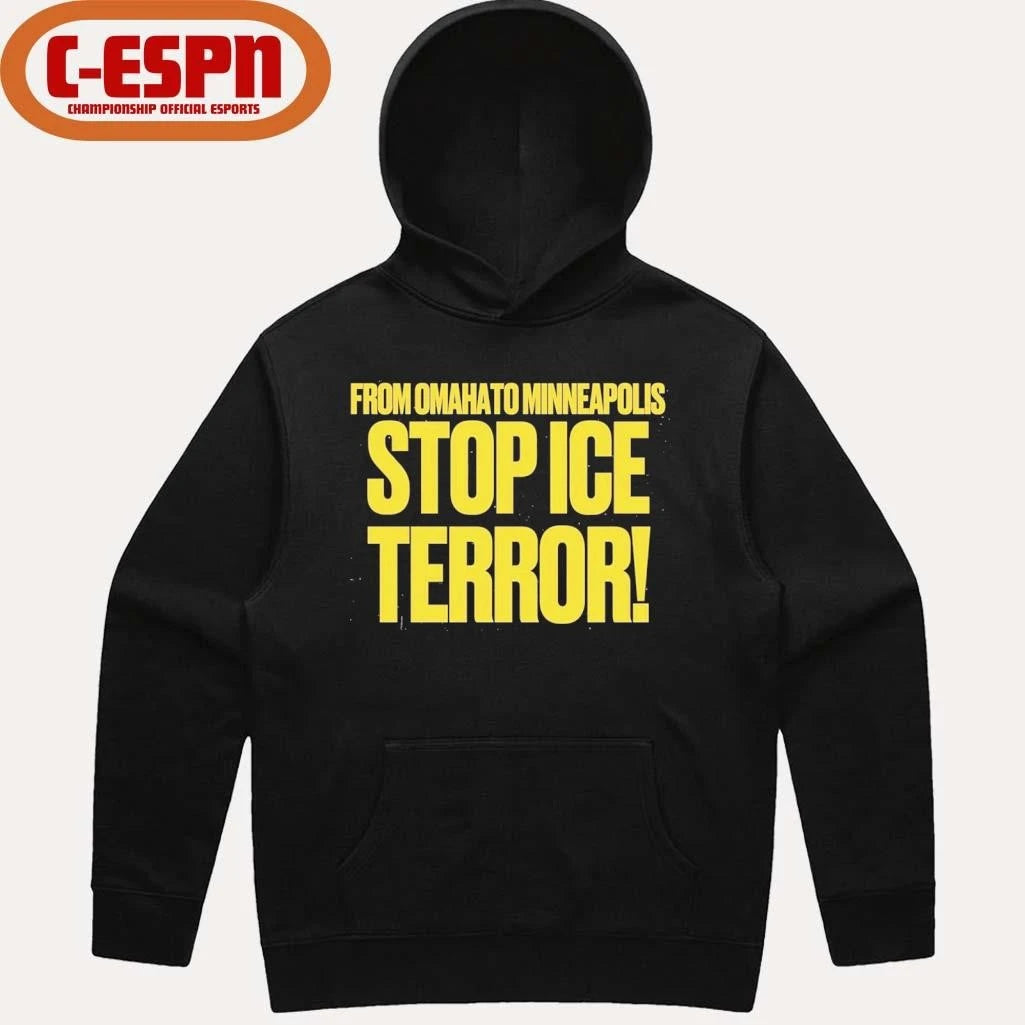 Official From Omaha To Minneapolis Stop Ice Terror T-Shirt