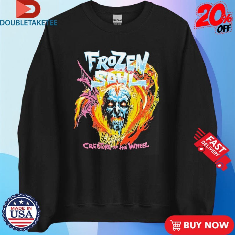 Official Frozen Soul Creature Of The Wheel Skull Shirts