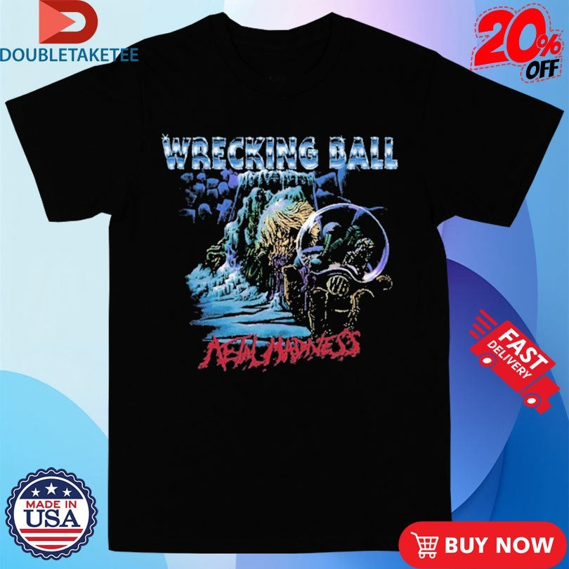 Official Frozen Soul Wrecking Ball Metal Madness GLobe Shirts