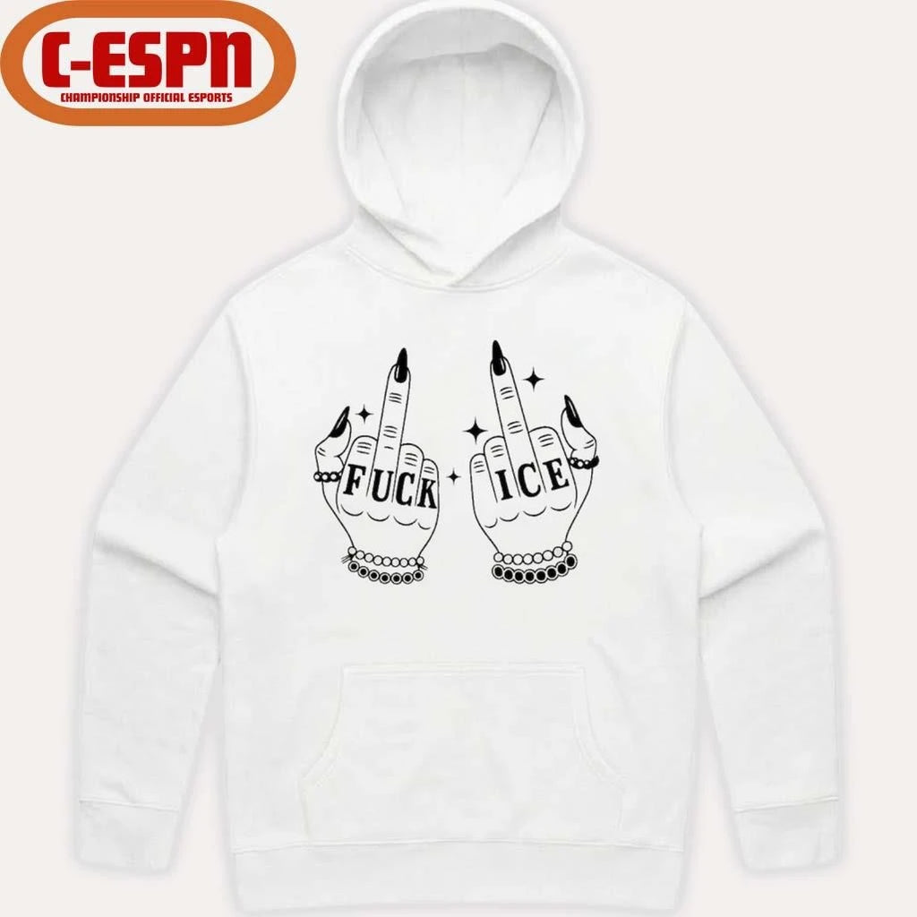 Official Fuck Ice Middle Fingers Shirt
