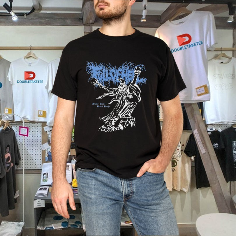 Official Full Of Hell Behold Ruin Behold Death Wizard Skulls Shirts