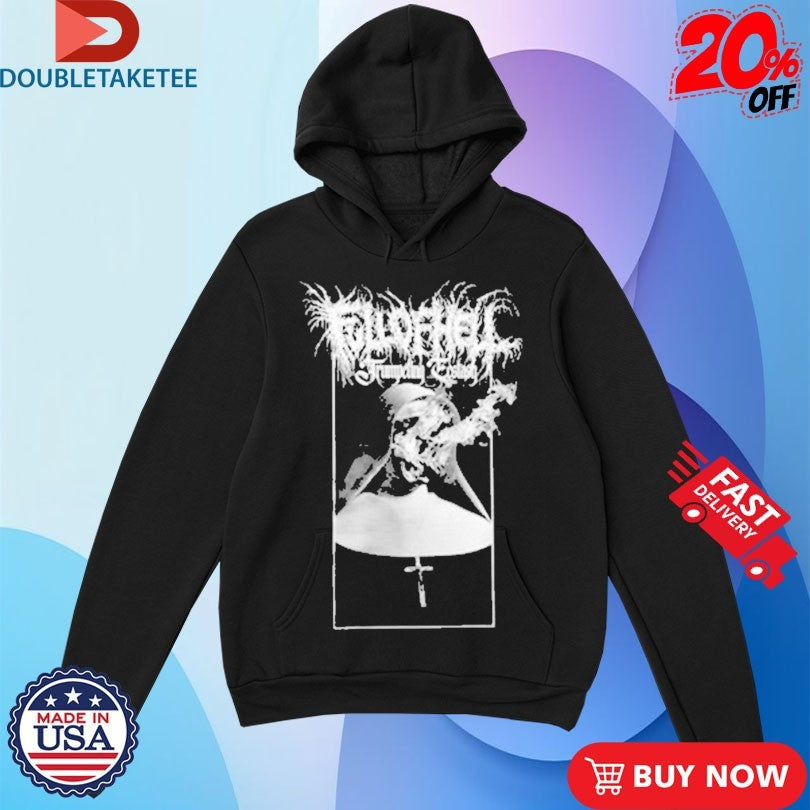 Official Full Of Hell Trumpeting Nun Smoking Shirts