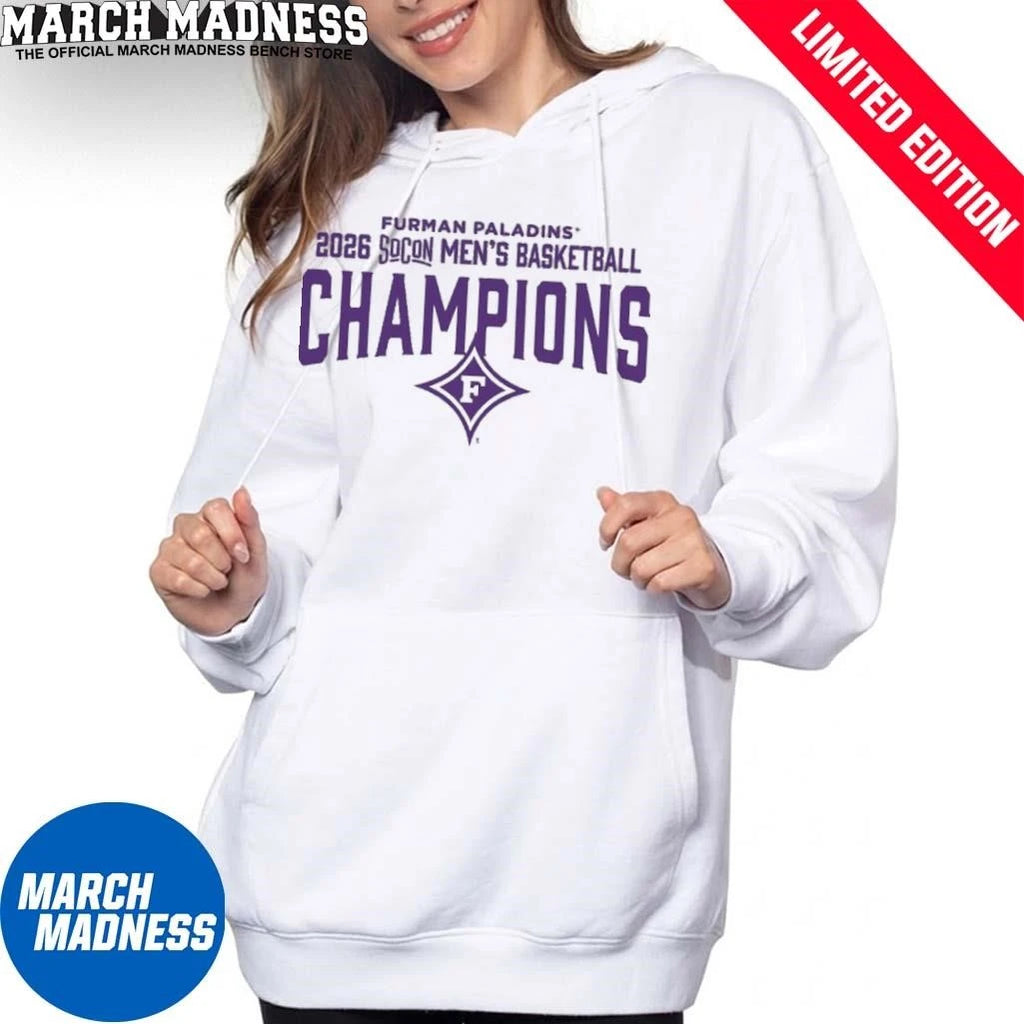 Official Furman Paladins 2026 SoCon Men’s Basketball Tournament Champions Shirt