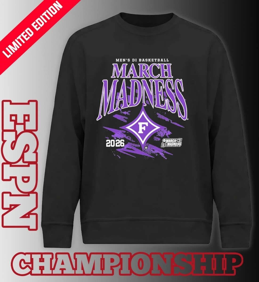 Official Furman University Men’s Basketball 2026 NCAA March Madness Bound T-Shirt