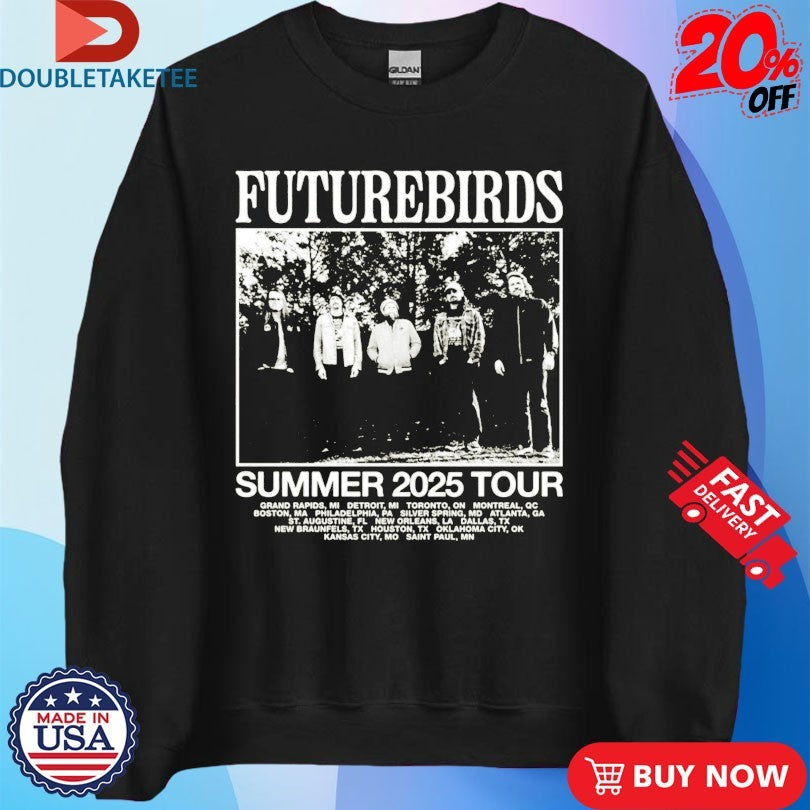Official Futurebirds Summer 2025 Tour Shirts