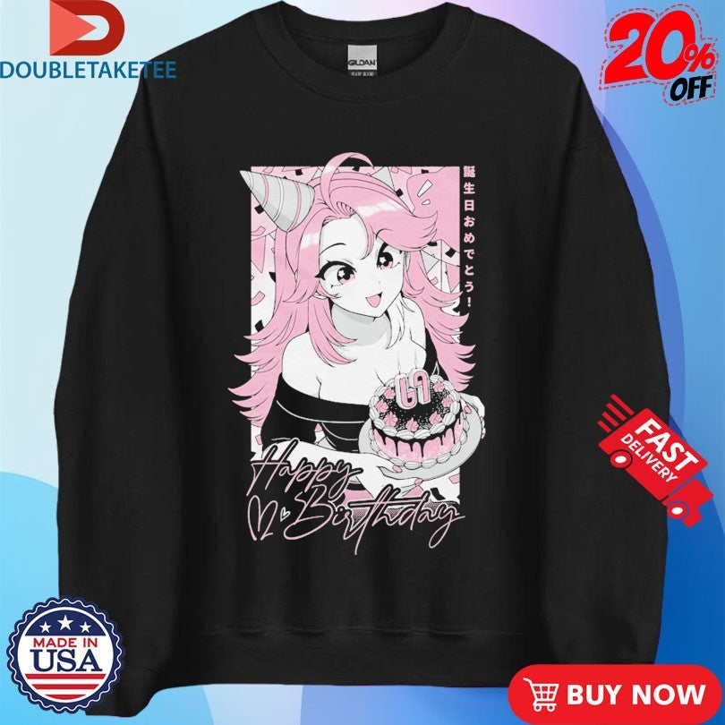 Official Gamer Supps Waifu Happy Birthday Girl Shirts