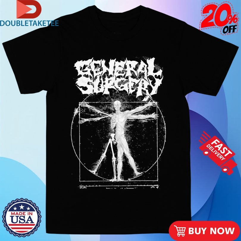 Official General Surgery Vitruvian Anatomy Shirts