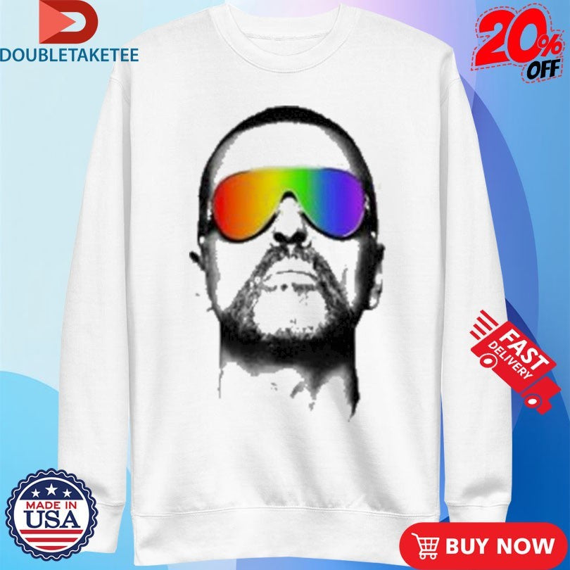 Official George Michael Pride Glasses Head Shirts