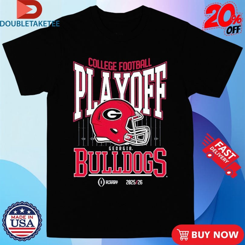 Official Georgia Bulldogs 2025-26 College Football Playoff Shirts
