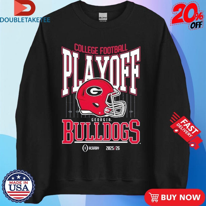 Official Georgia Bulldogs 2025-26 College Football Playoff Shirts