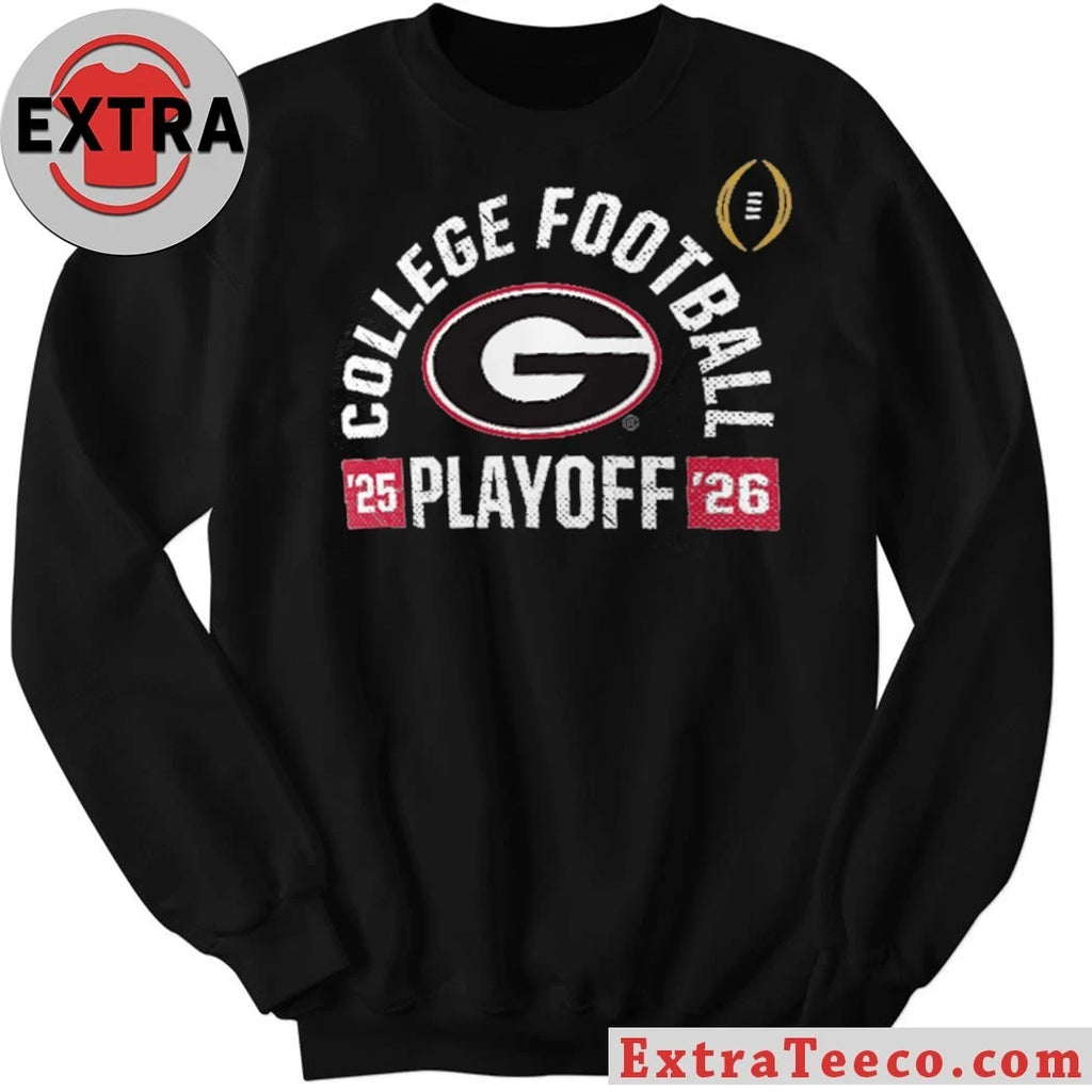 Official Georgia Bulldogs 2025-26 College Football Playoff Touchdown Glory Shirt